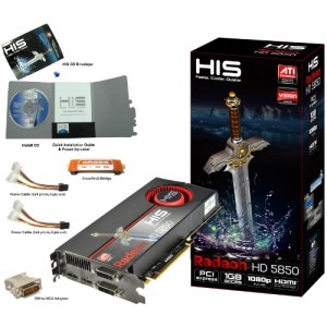 HIS Radeon HD5850 1GB GDDR5 256-bit