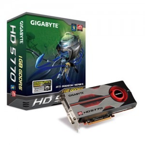GIGABYTE Radeon HD5770 1GB GDDR5 128-bit