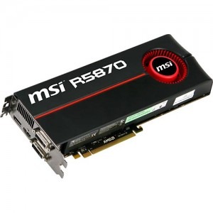 MSI Radeon HD5870 1GB GDDR5 256-bit