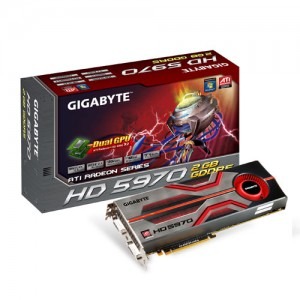 GIGABYTE Radeon HD5970 2GB GDDR5 2x 256-bit