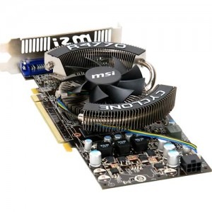 MSI Radeon HD4770 Cyclone 512MB GDDR5 128-bit HDMI