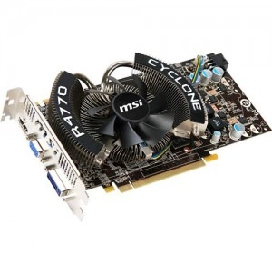 MSI Radeon HD4770 Cyclone 512MB GDDR5 128-bit HDMI