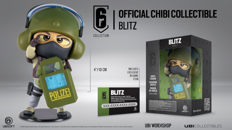 Ubisoft RAINBOW SIX SIEGE BLITZ CHIBI FIGURINE