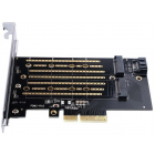Adaptor Orico PDM2 1x PCI-E Male - 2x M.2 SSD