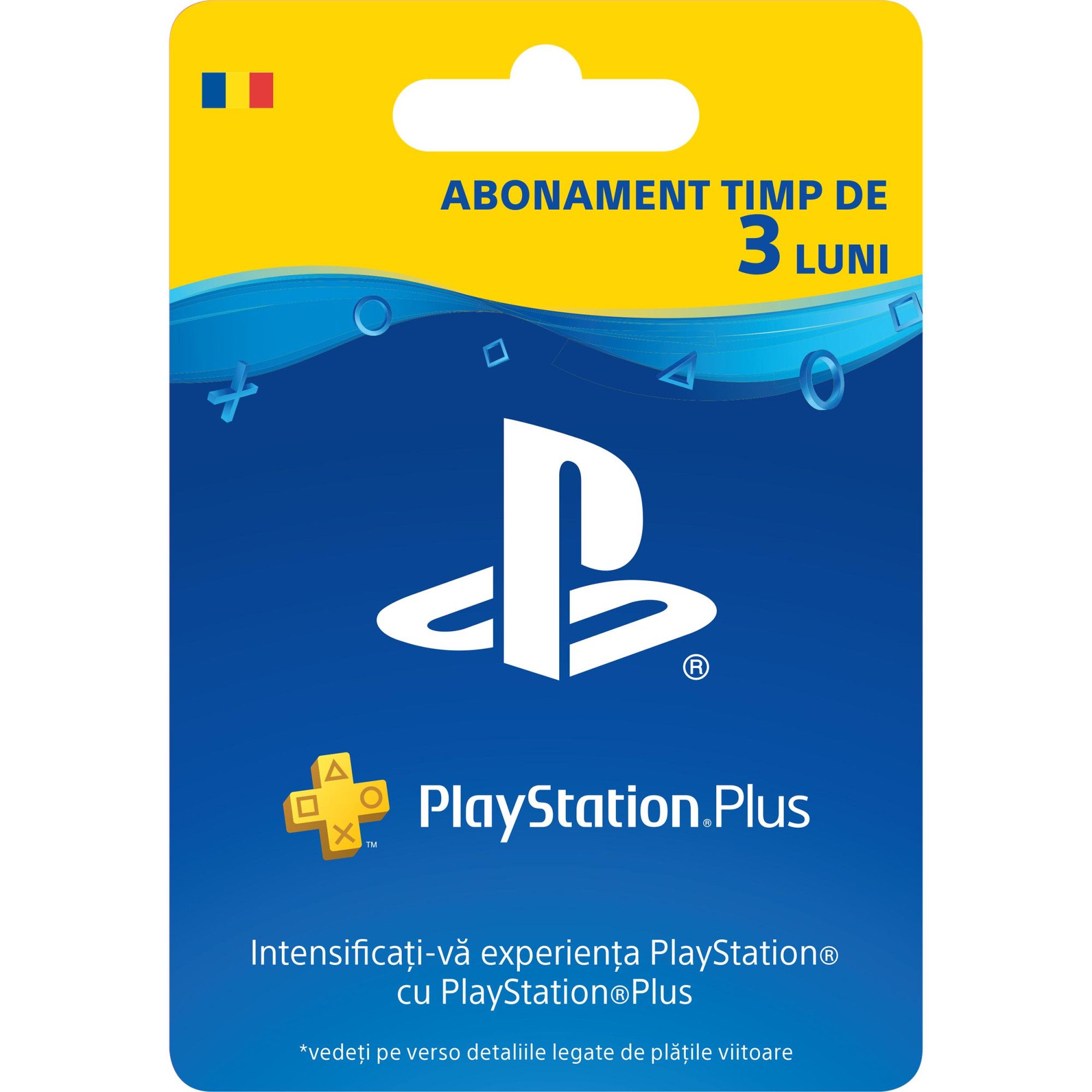 Joc Sony Abonament PlayStation Plus 3 luni (90 zile) RO PS4