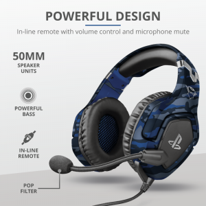 Trust GXT 488 Forze Blue licenta oficiala PS4