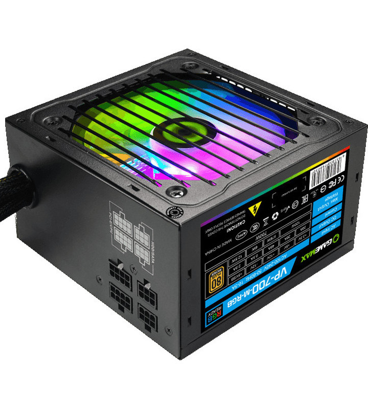 Sursa Gamemax VP-700-RGB-M, 80+ Bronze, 700W