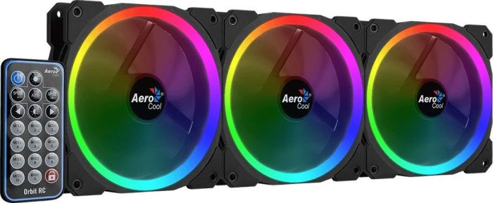 Ventilator / radiator Aerocool Orbit RC ARGB 120mm Three Fan Pack