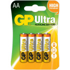 GP Batteries Ultra Alkaline AA (LR6) 4buc