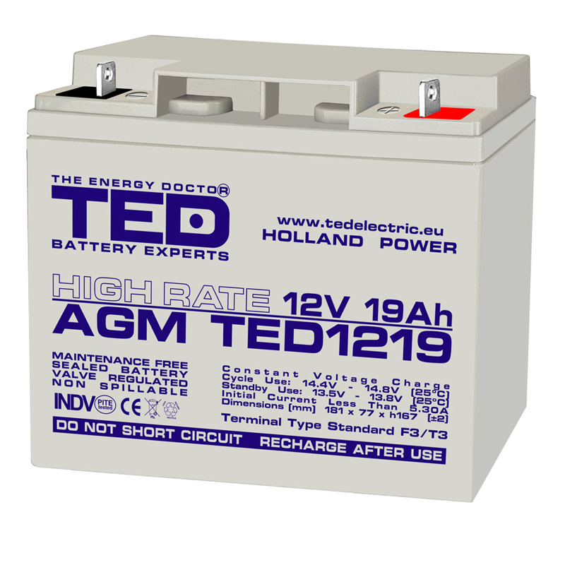 Accesoriu UPS TED AC.TD.12V.BK1.19.0001