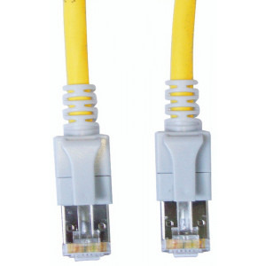 Schrack CAT6a Patch Cable S/FTP cu LED 7m galben