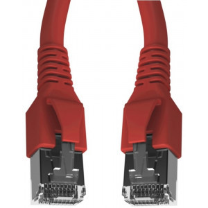 Schrack CAT6a Patch Cable S/FTP 1m rosu
