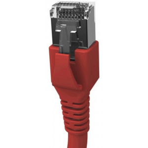 Schrack CAT6a Patch Cable S/FTP 3m rosu