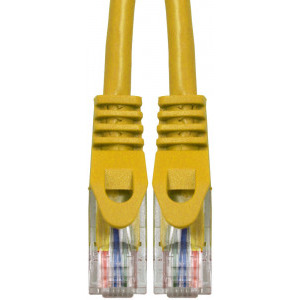 Schrack Cat.5 Patch Cable U/UTP 1m galben