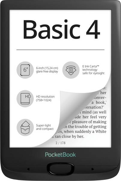 E-book Reader PocketBook Basic 4 Black
