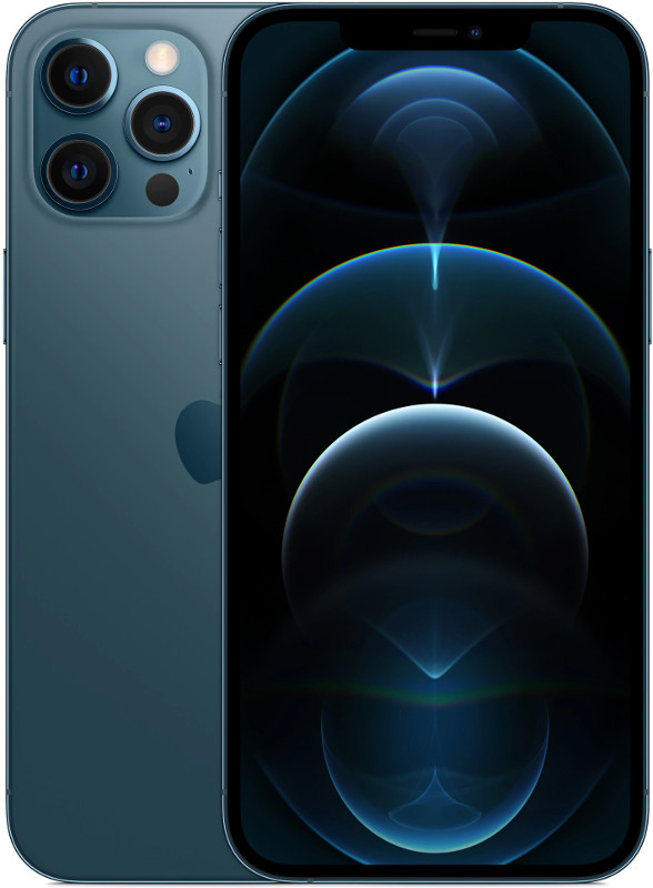 Smartphone Apple iPhone 12 Pro Max, 256GB, 5G, Pacific Blue, nanoSIM si eSIM
