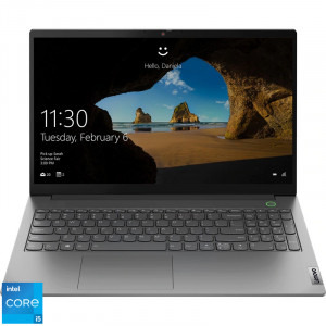 Lenovo 15.6'' ThinkBook 15 G2 ITL, FHD IPS, Procesor Intel® Core™ i5-1135G7 (8M Cache, up to 4.20 GHz), 16GB DDR4, 512GB SSD, GeForce MX450 2GB, No OS, Mineral Gray