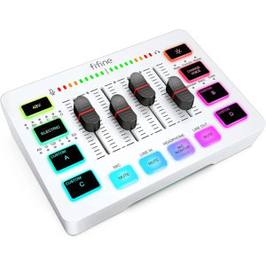 Fifine Mixer SC3W Alb