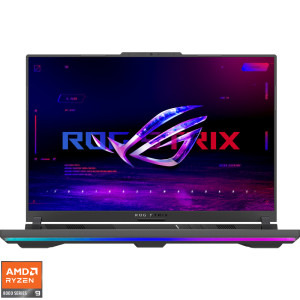 Laptop ASUS Gaming 16 ROG Strix G16 G614PR, FHD+ 165Hz, Procesor AMD Ryzen™ 9 8940HX (64M Cache, up to 5.30 GHz), 16GB DDR5, 1TB SSD, GeForce RTX 5070 Ti 12GB, No OS, Eclipse Gray
