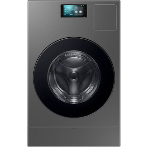 Masina de spalat rufe cu uscator Samsung WD18DB8995BZT2, Spalare 18 kg, Uscare 11 kg, 1000 RPM, Clasa A, Digital Inverter, AI Wash & Dry, Flex Auto Dispense, AI EcoBubble, AI Energy, AI Home, SmartThings, Inox