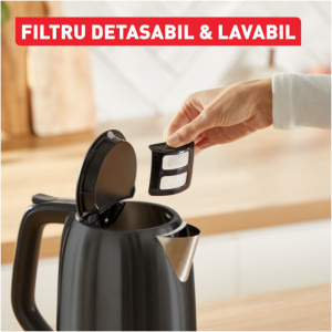 Tefal Subito KO5S08E0, 2400W, 1.7L, Negru