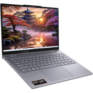 Lenovo 14'' IdeaPad 5 2-in-1 14AKP10, WUXGA OLED Touch, Procesor AMD Ryzen™ Al 7 350 (16M Cache, up to 5.0 GHz), 24GB LPDDR5X, 1TB SSD, AMD Radeon 860M, No OS, Luna Grey