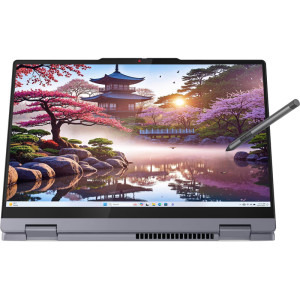 Lenovo 14'' IdeaPad 5 2-in-1 14AKP10, WUXGA OLED Touch, Procesor AMD Ryzen™ Al 7 350 (16M Cache, up to 5.0 GHz), 24GB LPDDR5X, 1TB SSD, AMD Radeon 860M, No OS, Luna Grey