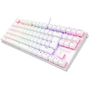 Genesis THOR 303 TKL RGB Outemu Peach Silent Switch Mecanica White