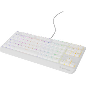 Genesis THOR 230 TKL RGB White Outemu Brown Switch Mecanica