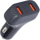 Incarcator auto Lamtech 2x USB, 36 W, Black