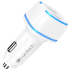 Incarcator auto Lamtech 2x USB, White