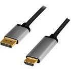 Cablu video Logilink CDA0107 DisplayPort Male - HDMI Male, 2 m, Negru