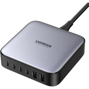 Ugreen CD271, 4x USB-C, 2x USB, Quick Charge 200 W, GaN, Grey