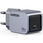 Incarcator retea Ugreen X703, 1x USB-C, Quick Charge 30 W, GaN, Grey