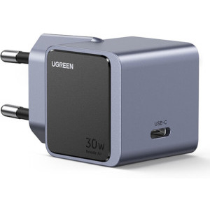 Incarcator retea Ugreen X503, 1x USB-C, Quick Charge 30 W, GaN, Grey