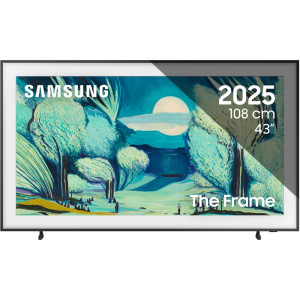 Televizor LED Samsung Smart TV The Frame QLED QE43LS03F Seria LS03F 108cm negru 4K UHD HDR