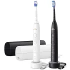 Philips Sonicare Set 2x Periute de dinti electrice Seria 7100 HX7429/02 Alb & Negru