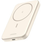 Baterie externa Ugreen PB560, 5000 mAh, 1x USB-C, 15 W, MagSafe, Cream