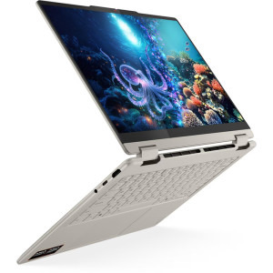 Lenovo 14'' Yoga 7 2-in-1 14AKP10, 2.8K OLED 120Hz Touch, Procesor AMD Ryzen™ Al 7 350 (16M Cache, up to 5.0 GHz), 32GB LPDDR5X, 1TB SSD, AMD Radeon 860M, Win 11 Home, Seashell, 3Yr Onsite Premium Care