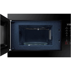 Samsung incorporabil MG22M8254AK/E2, 22 l, 850 W, Dezghetare rapida, Pastrare la cald, Grill, Mod Eco, Interior ceramic, Negru