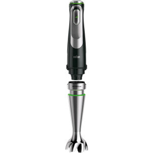 Braun Mixer vertical MQ9135XI, 1200W, 0.5 L||0.6L, Negru/Argintiu