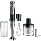 Braun Mixer vertical MQ9135XI, 1200W, 0.5 L||0.6L, Negru/Argintiu