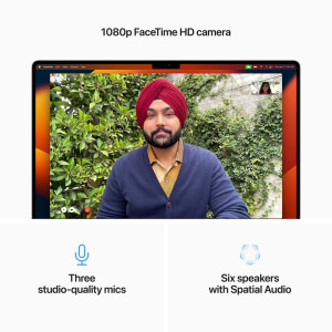 Apple 16.2'' MacBook Pro 16 Liquid Retina XDR, Apple M2 Max chip (12-core CPU), 32GB, 1TB SSD, Apple M2 Max 38-core GPU, macOS Ventura, Silver, RO keyboard, 2023