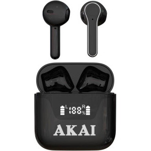 Akai In-Ear, BTE-J101, TWS, Black