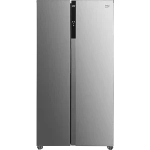 Frigider Side By Side Beko GNO5324XPN, 532 L, Clasa C, No Frost, ProSmart Inverter, Control electronic, 177 cm, Inox