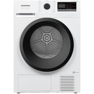 Heinner HHPD-M8N13PBKE++, Pompa de caldura, 8 kg, Clasa E, Iluminare interioara, Alb