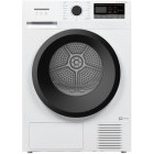 Uscator de rufe Heinner HHPD-M8N13PBKE++, Pompa de caldura, 8 kg, Clasa E, Iluminare interioara, Alb