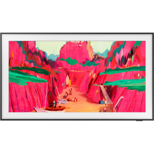Samsung Smart TV The Frame Pro Neo QLED QE65LS03FW Seria LS03FW 163cm negru 4K UHD HDR