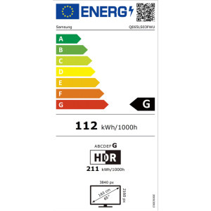 Samsung Smart TV The Frame Pro Neo QLED QE65LS03FW Seria LS03FW 163cm negru 4K UHD HDR