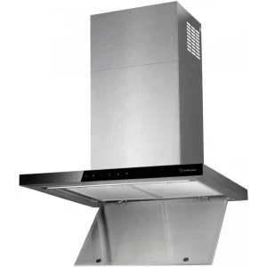 Turbionaire decorativa TEY60W, Putere de absorbtie 800 m3/h, Aspiratie perimetrala, Iluminare LED, Clasa A++, 60 cm, Inox